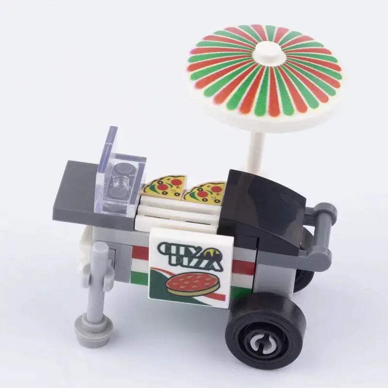 MOC City Series Scene Building Blocks Flower Shop Garden white poplar Men's restroom DIY Kids Toys Park Bench Street Lamp Toys - ToylandEU
