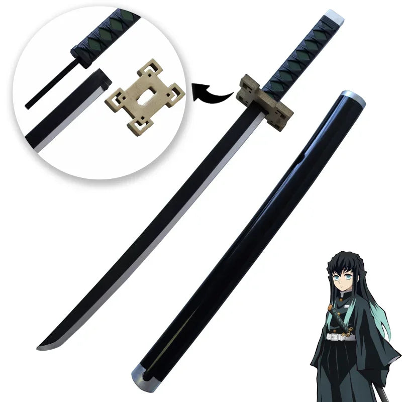 Demon Slayer Katana Sword | 72 Cm Full Length | Eva Foam Material | Anime Prop