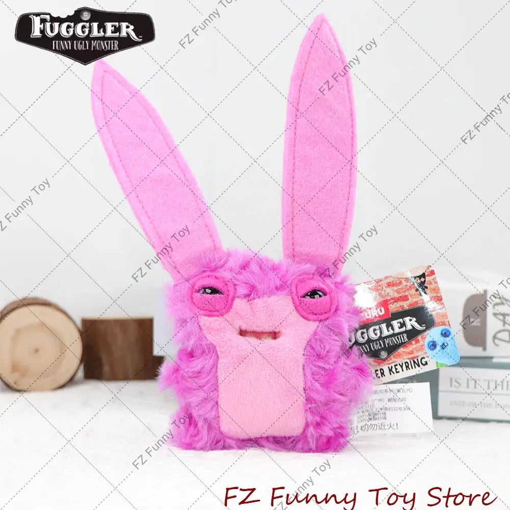 Fuggler Ugly Monster Original Keychain Pendant Doll Funny Teeth Monster Count Underoo McGoo Pink Rabid Rabbit 12-14cm Toy Gift - ToylandEU