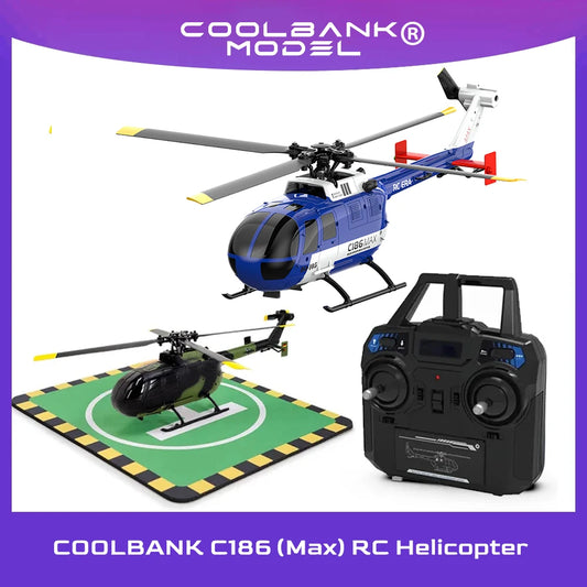 C186 Pro RC Helicopter: Brushless Motor & App-Controlled Precision