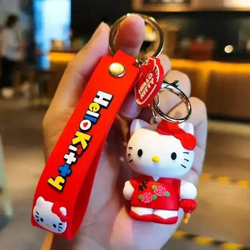 Sanrio Hello Kitty Key Chains, Kawaii Anime Cartoon Cinnamoroll Car Keychains Backpack Ornaments - CLOUDANIMESTUDIO