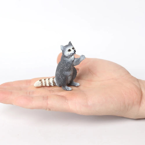 Hand-Painted Forest Animal Figures Set with Otters, Meerkat, and Beaver Model ToylandEU.com Toyland EU