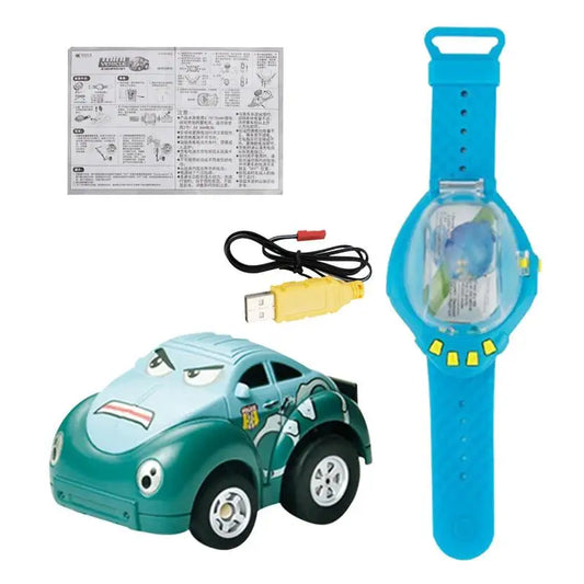 Remote Control Racing Car Watch - USB Rechargeable Fun for Ages 14+