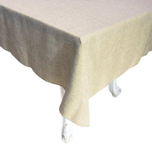 Retro Vintage Burlap Imitation Jute Linen Tablecloth for Wedding and Party Decor ToylandEU.com Toyland EU