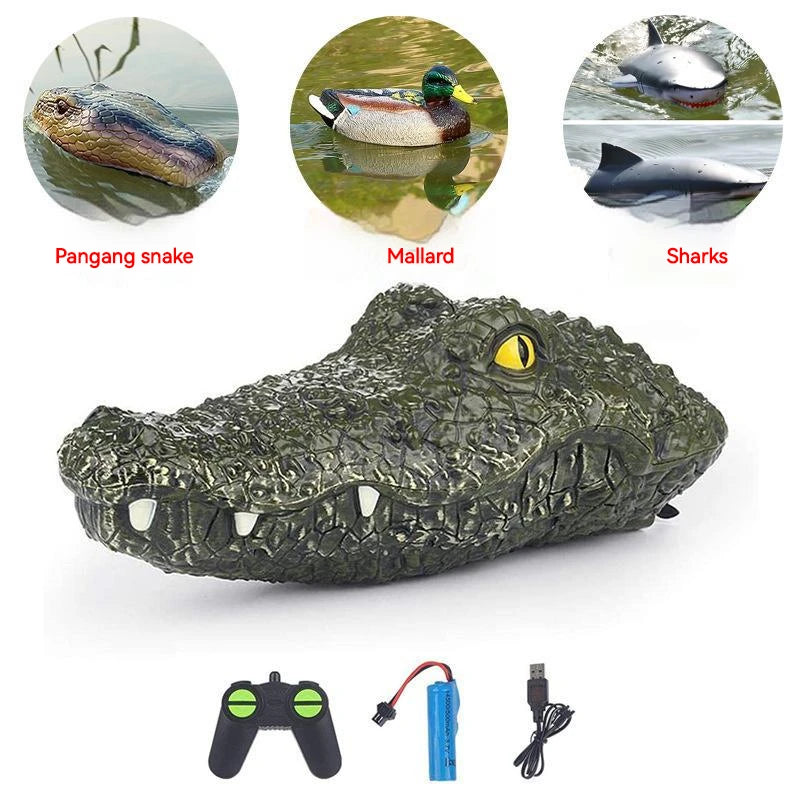 Crocodile Head 2.4G Remote Control RC Boat - ToylandEU