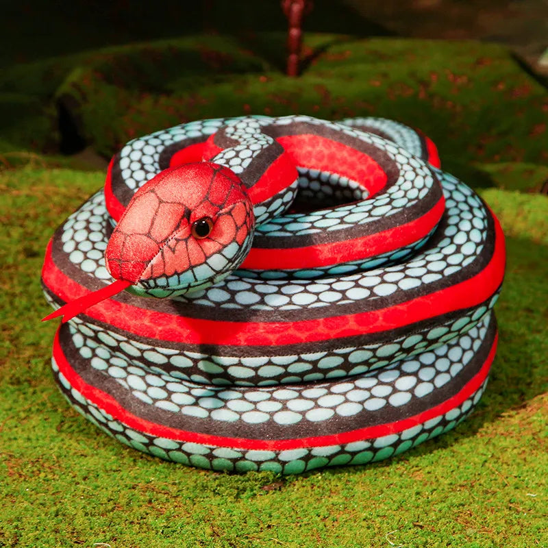 Giant Plush Snake 300cm Realistic Boa Cobra Plush Toy Decorative