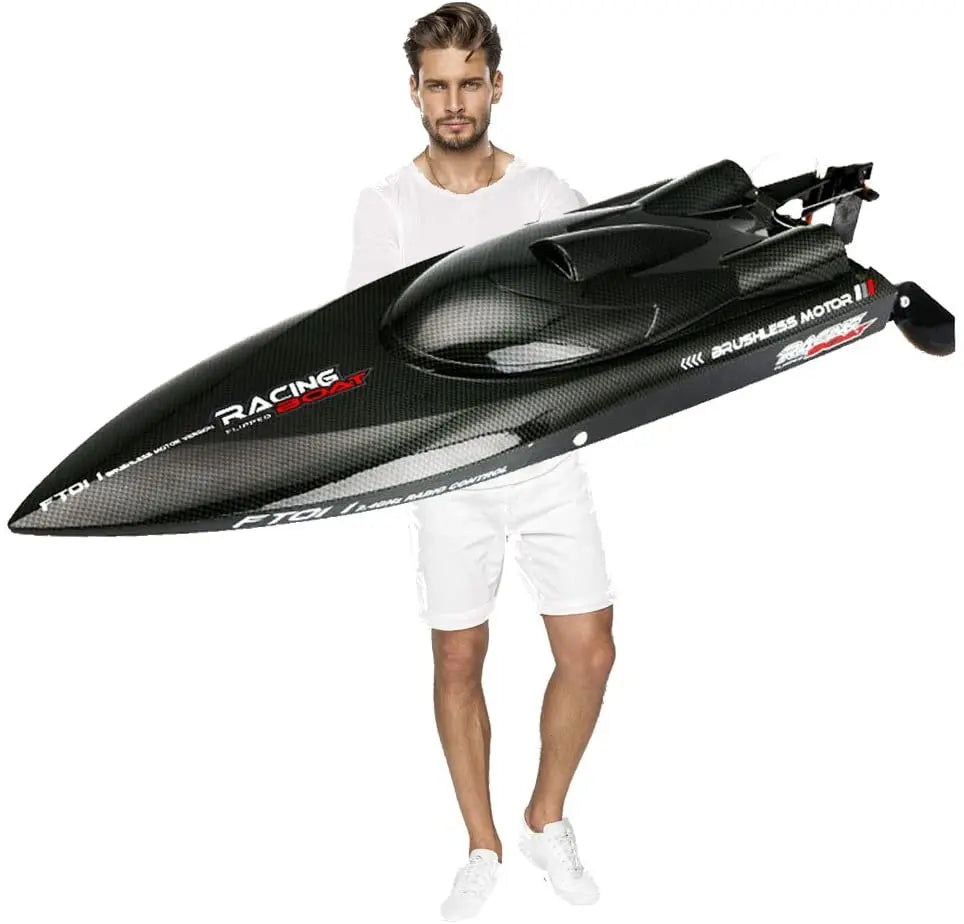 RC Speed Boat | 2.4GHz Remote | 4WD Brushless | 25.5 Inches