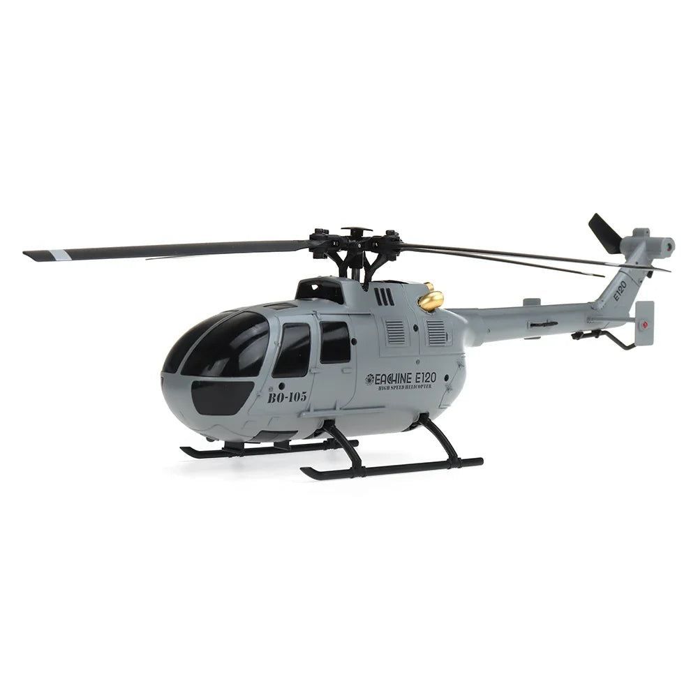 C186 RC Helicopter 2.4G 4CH Scale BO105 6-Axis Gyro Optical Flow