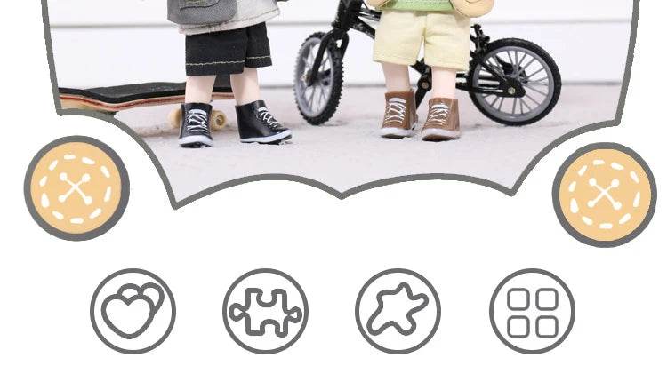 Ob11 Bjd Doll Boy Pig Face Piggy Ball-jointed Mini Doll Gift - ToylandEU