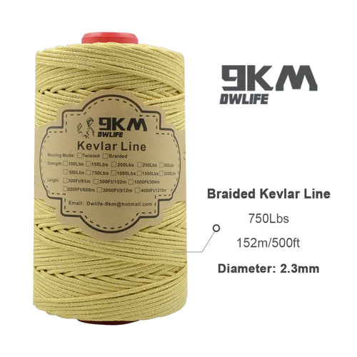 High Strength 100% DuPont Braided Kevlar Line - Versatile Outdoor Utility Rope ToylandEU.com Toyland EU