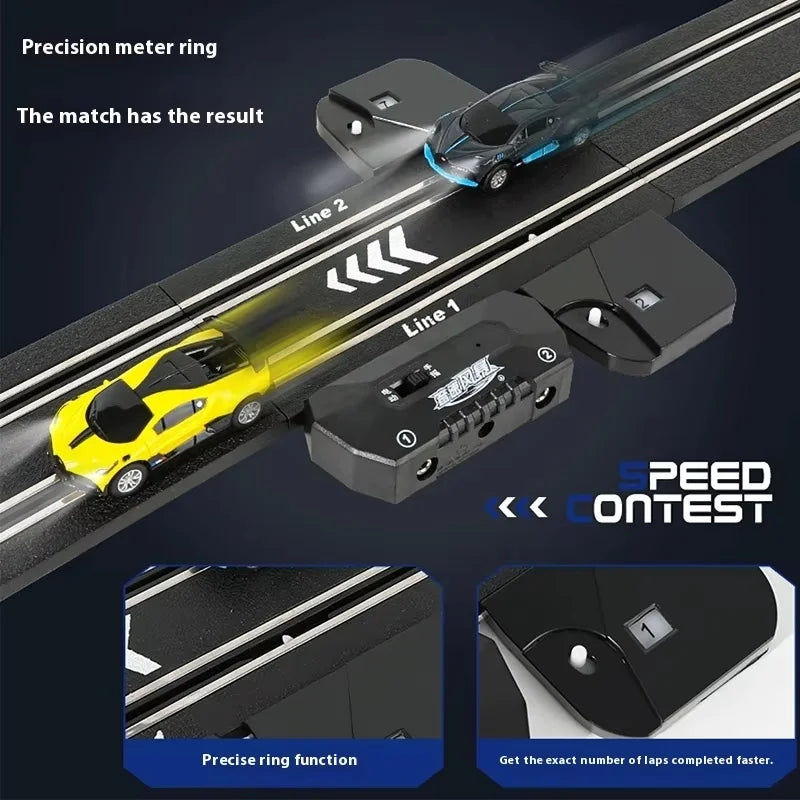 Remote Control Car Track Set Two Player Puzzle Toy