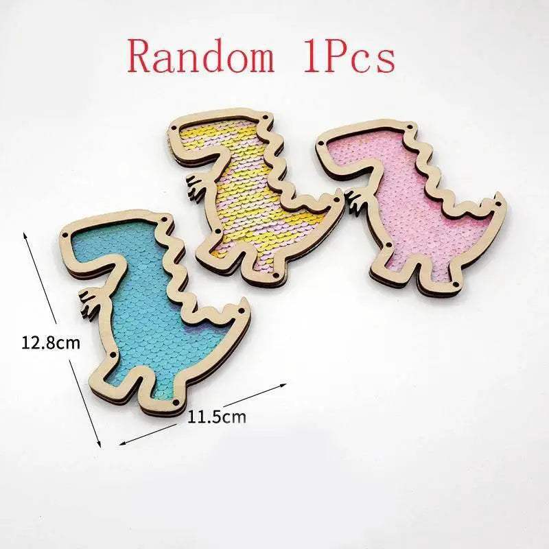 Busy Board Accessories Montessori Wooden Toy with Key Lock Switch Slides and Paillette Educational Early Learning Toy - ToylandEU