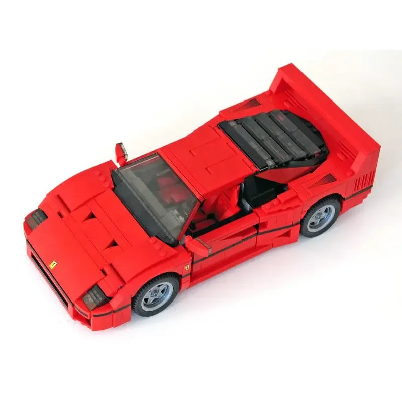 Lego Compatible Building Blocks Kit Realistic F40 Racing - ToylandEU