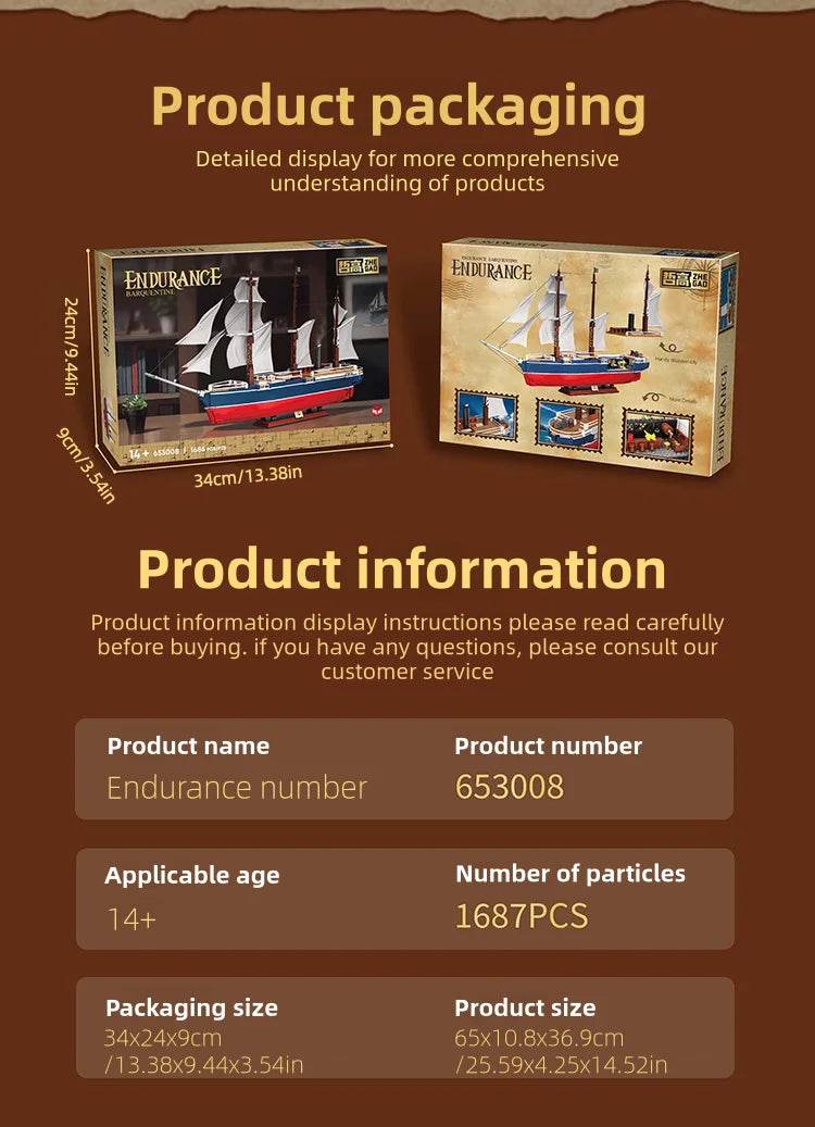 Black Pirate Ship Building Blocks Ghost Boat Model Assembly - ToylandEU