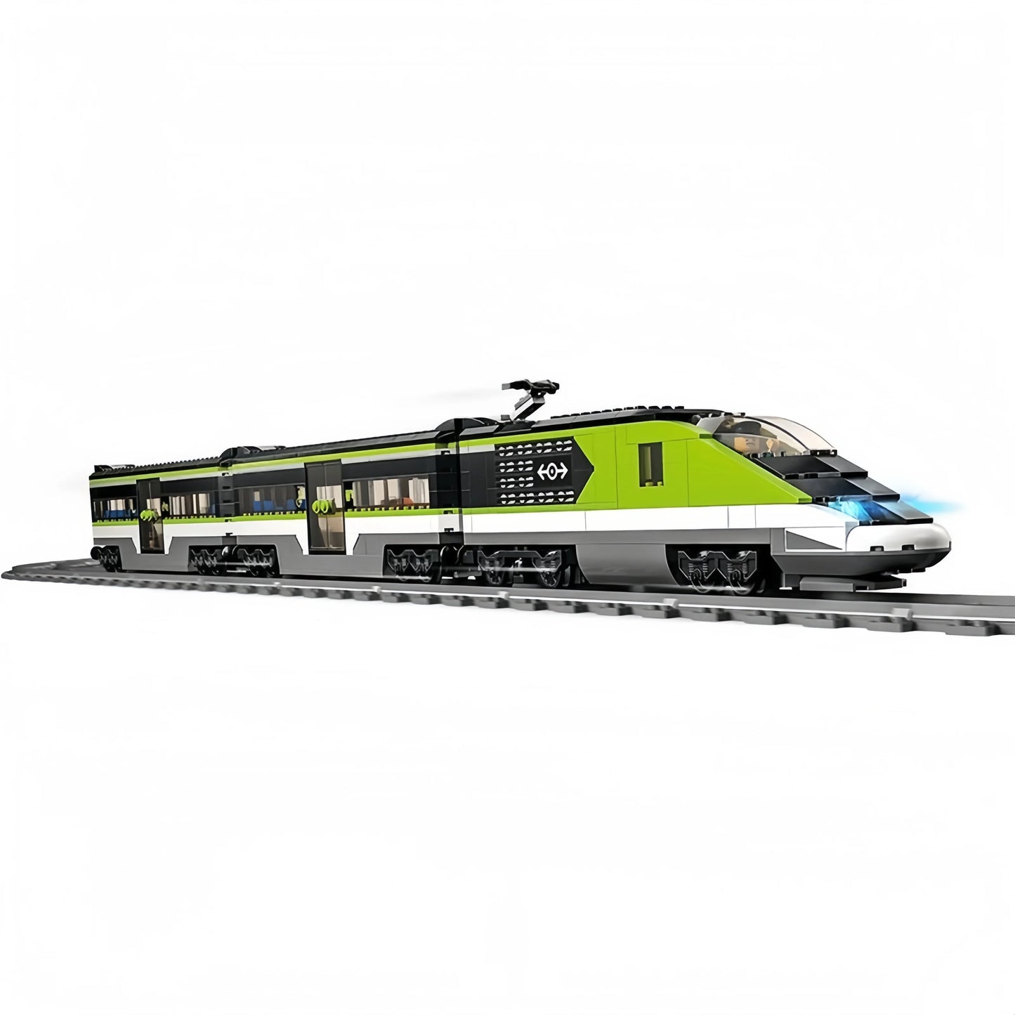 Remote Control Train | Lego Compatible | City Theme RC Model | Small Blocks