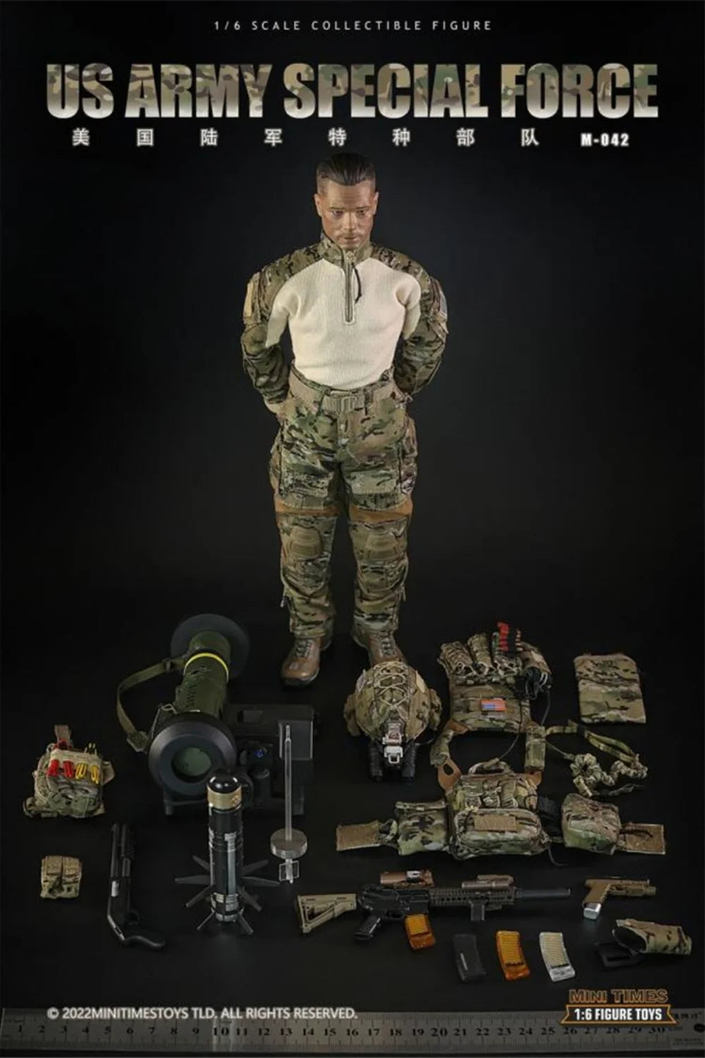 Action Figure Set | 1 to 6 Scale | Army Special Forces | 12 Inch