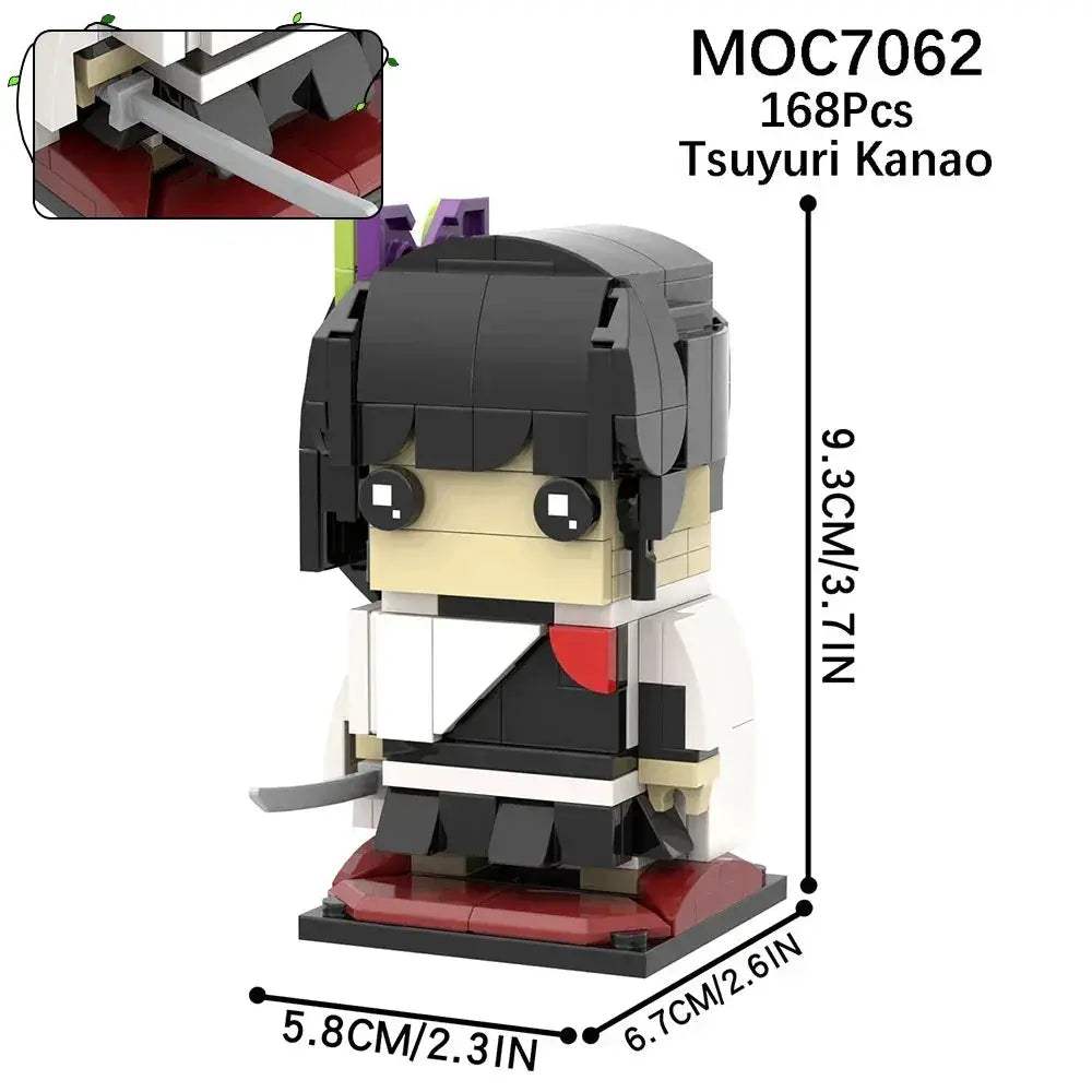 Demon Slayer Anime Figure Building Blocks Premium Set For Adults - ToylandEU