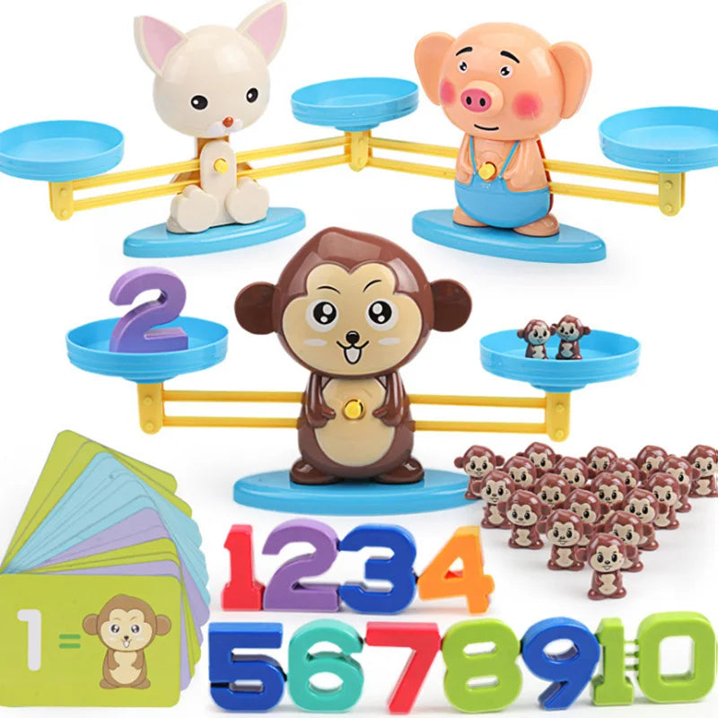 Math Match Balancing Scale Number Puzzle Game - ToylandEU