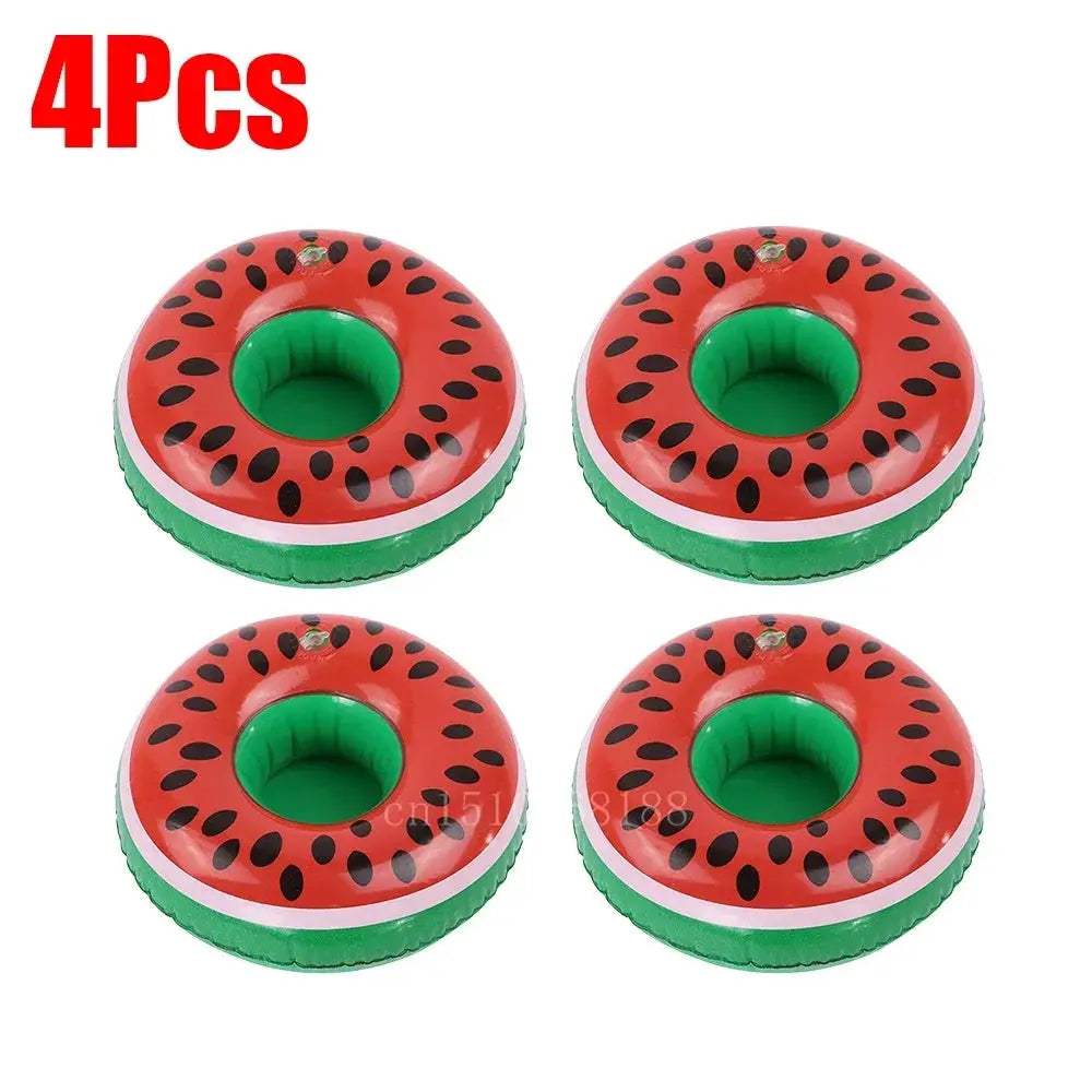 1-5Pcs Floating Cup Inflatable Flamingo Drinks Cup Holder Pool Float Bar Coasters Floatation Devices Pink Toy Drink Holder - ToylandEU