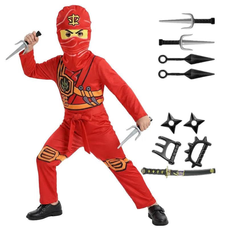 Kids Ninja Costume | Polyester Jumpsuit | Toylandeu™
