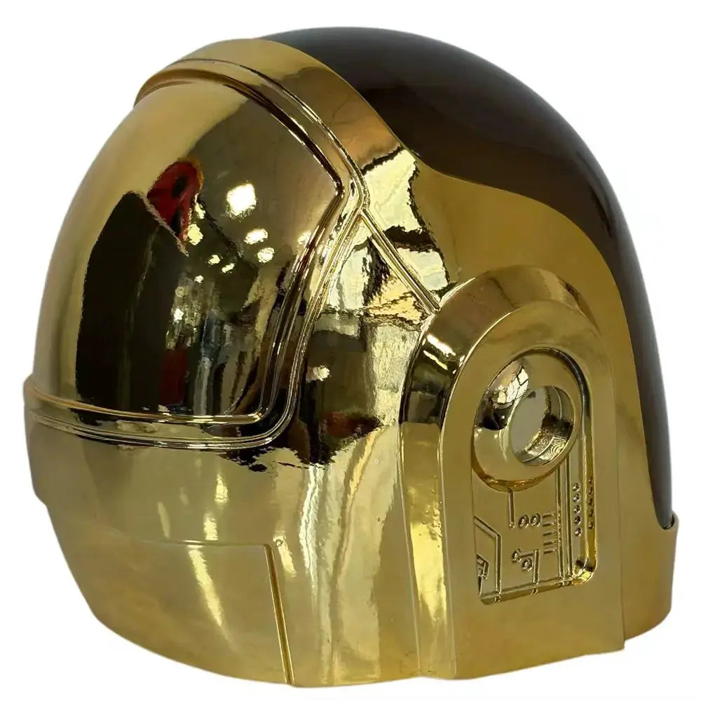 Daft Punk Helmet Gold Black Full Face Cosplay Mask Unisex Adult Size Halloween Music Festival Rave Party Costume Prop - ToylandEU