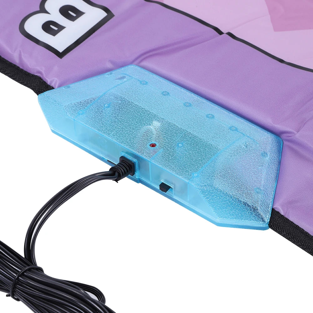 Dual User Dance Mat With Wireless Controller For Family Fun