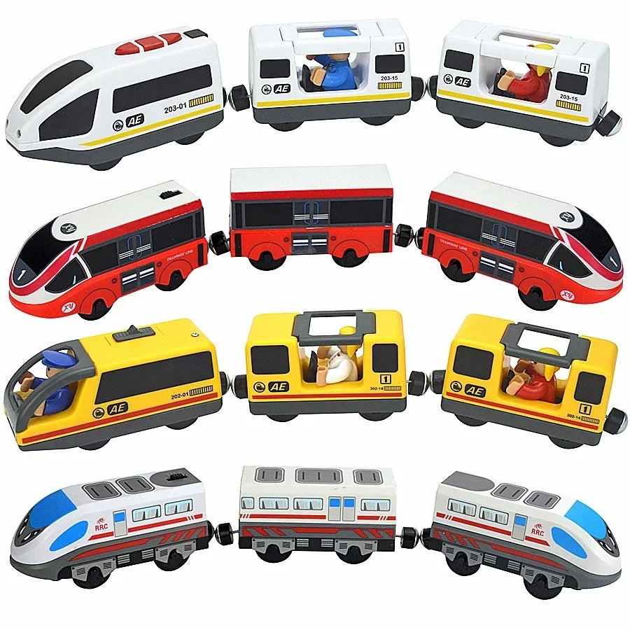 Magnetic Connection Electric Bullet Train with Car Toys - ToylandEU