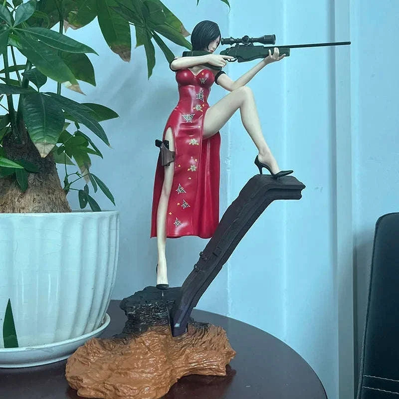 Ada Wong, Jill Valentine, Leon Scott Kennedy Figure, Resident Evil Anime Gaming Figurines 13 in