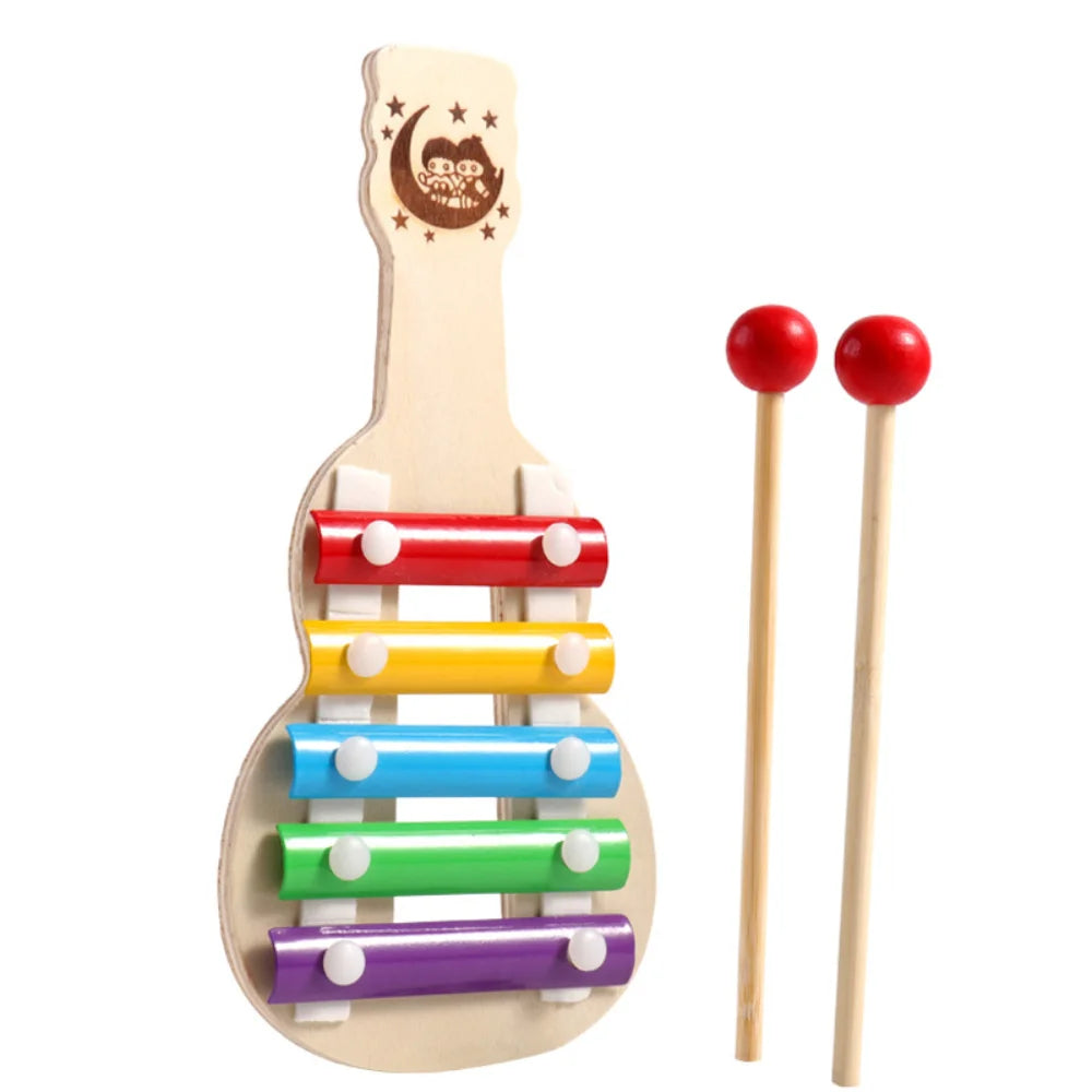 Montessori Wooden Toys Baby  Mini Hand Percussion Instrument - ToylandEU