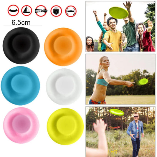 Mini Beach flying disk for outdoor sports silicone disc decompression - ToylandEU