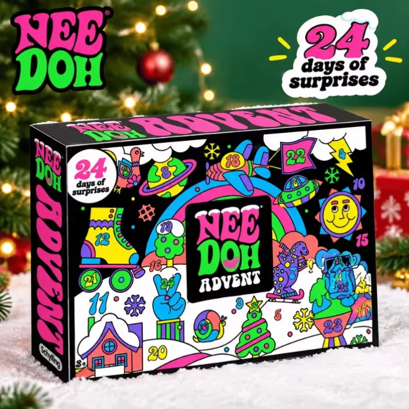 Advent Calendar | 2026 Stress Relief Toy Surprise Box | 3D PVC Fidget Dolls | Holiday Countdown Gift