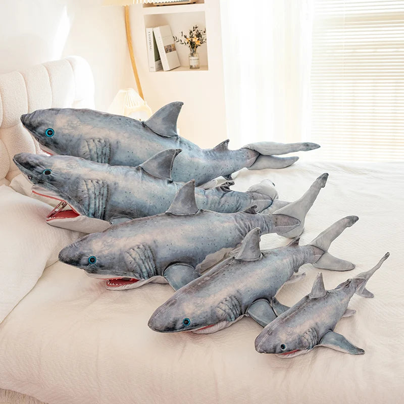 Grey Shark Plush | Ultra Soft Fill | Toylandeu™