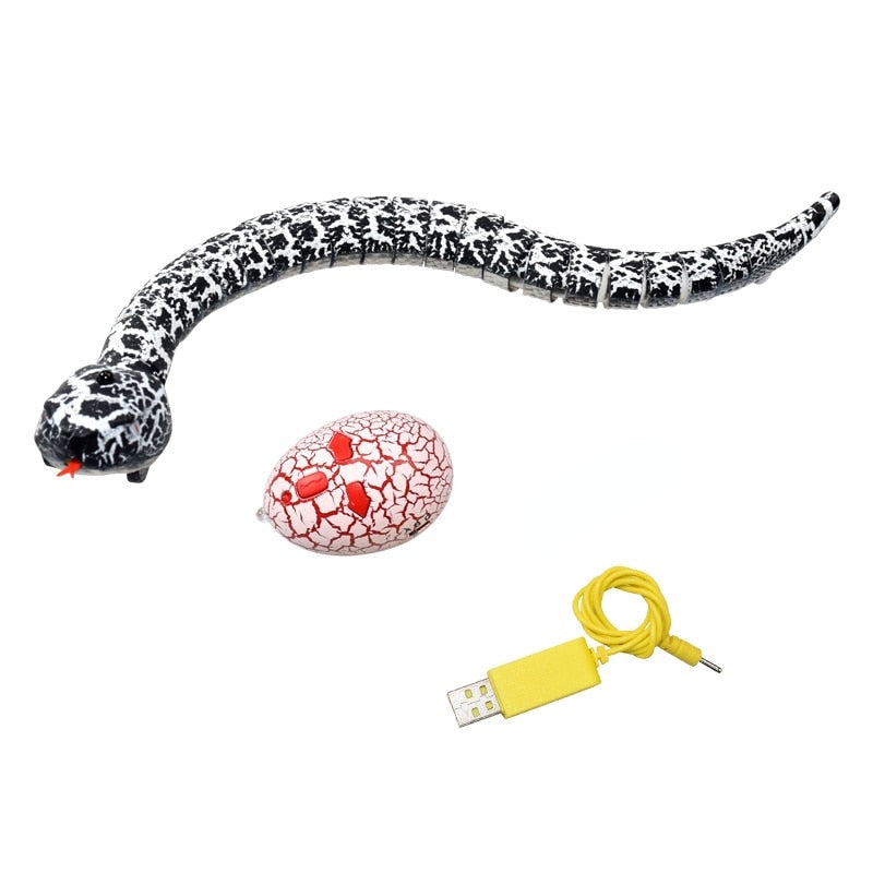 Electric Remote Control Rattlesnake Toy with Infrared Egg and Funny Mischief for Kids Toyland EU