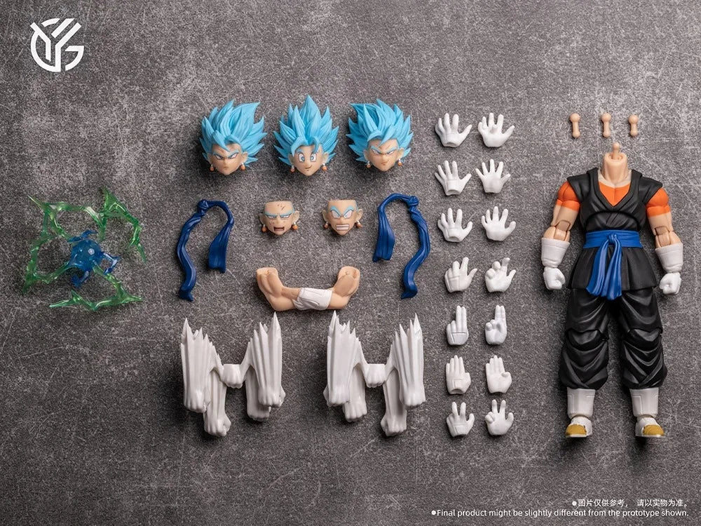 Action Figure | Blue Vegito OC Toy | Dragon Ball Symbiotic Warrior | Version 07