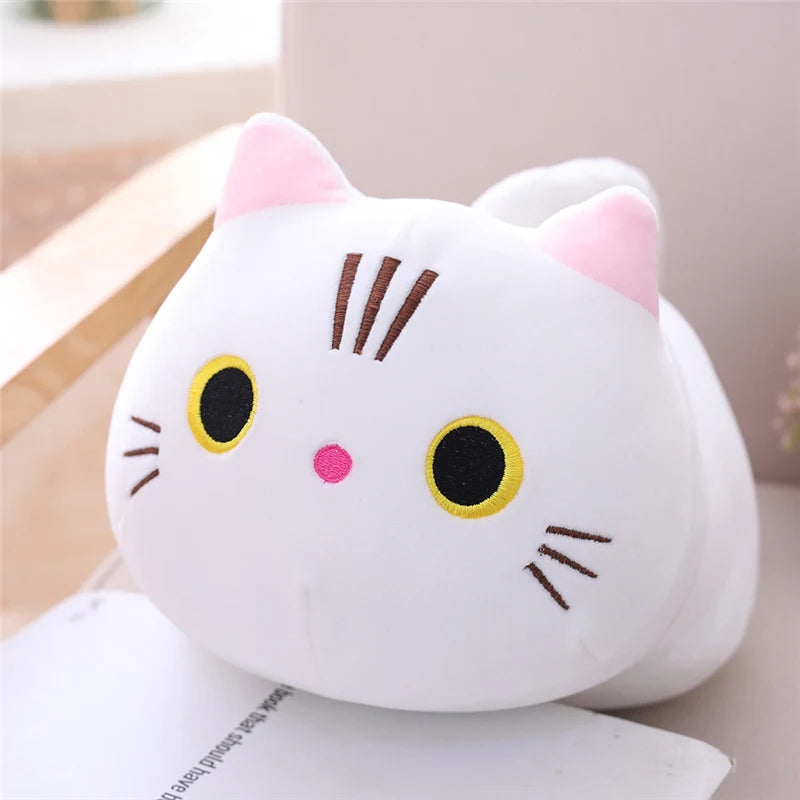 Charming Cartoon Cat Plush Toy - Perfect Gift for Kids' Celebrations