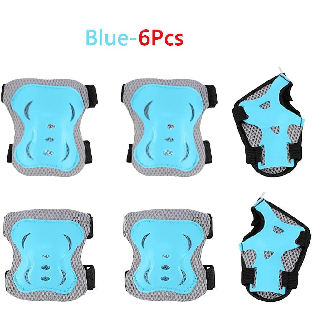Youth Knee Elbow Pads | Soft Knit 6 Piece | Toylandeu™