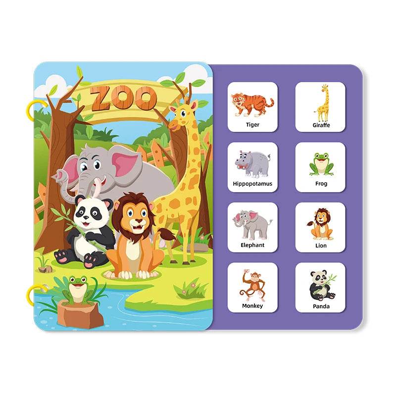 Children Early Education Quiet Busy Paste a Book Baby DIY Puzzle Sticker Montessori Toy Portable Educational Toy Sticker Book - ToylandEU