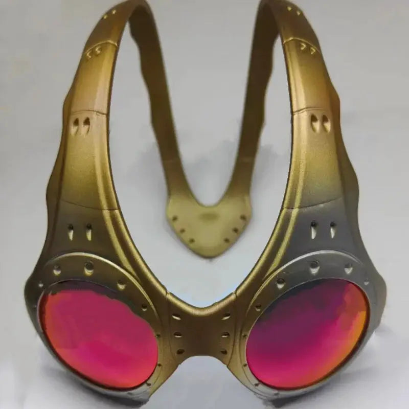 Futuristic Retro Alien Goggles Overhead Sunglasses Steampunk Cyberpunk Eyewear for Rave Festival Cycling and Costume - ToylandEU