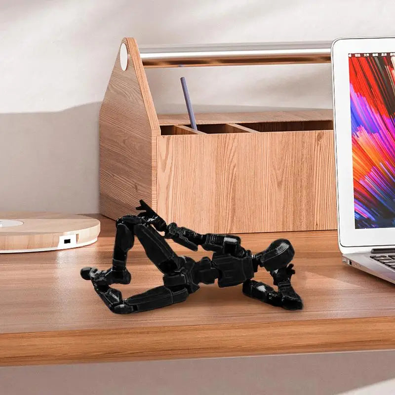 Customizable 3D Printed Flexible Action Figures - Fun Desk Decor