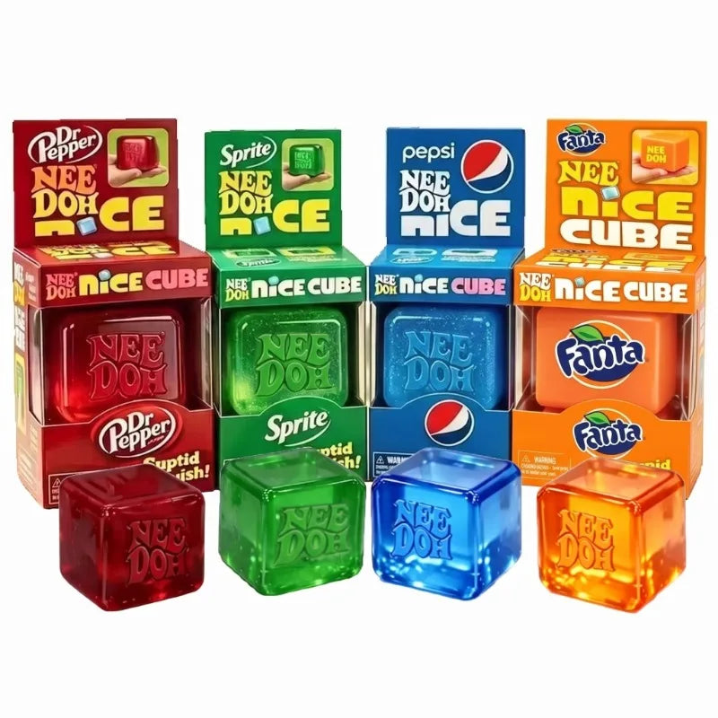Nee Doh Fidget Cube | Soft Squeeze Relief | Mini Blind Box | Teens