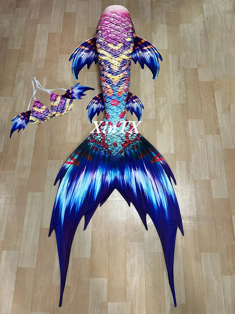 Mermaid Tail Costume | Color Black Pearl | Material Polyester Elastane | Unisex