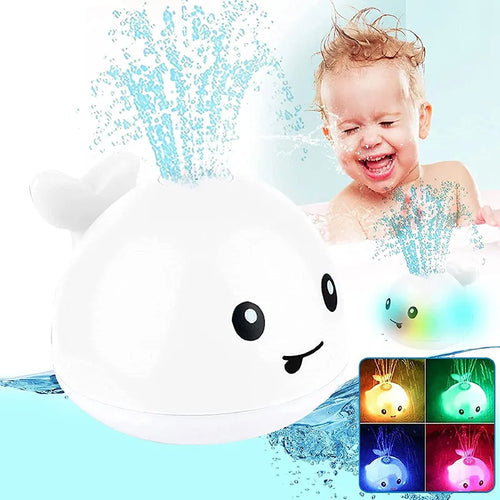 Whale Baby Bath Toy with Automatic Sprinkler and Flashing Lights for Fun and Engaging Bath Time ToylandEU.com Toyland EU