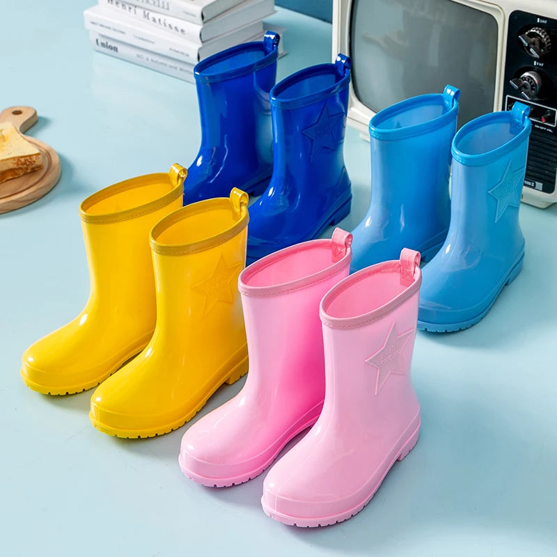 Kids Rain Boots | Waterproof Non Slip | Lightweight Eva | Youth Sizes 27 To 40