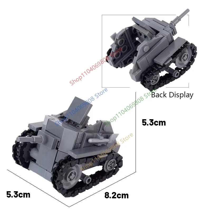 WWII Military Blocks | Compatible With Major Kits | Soldier Figures