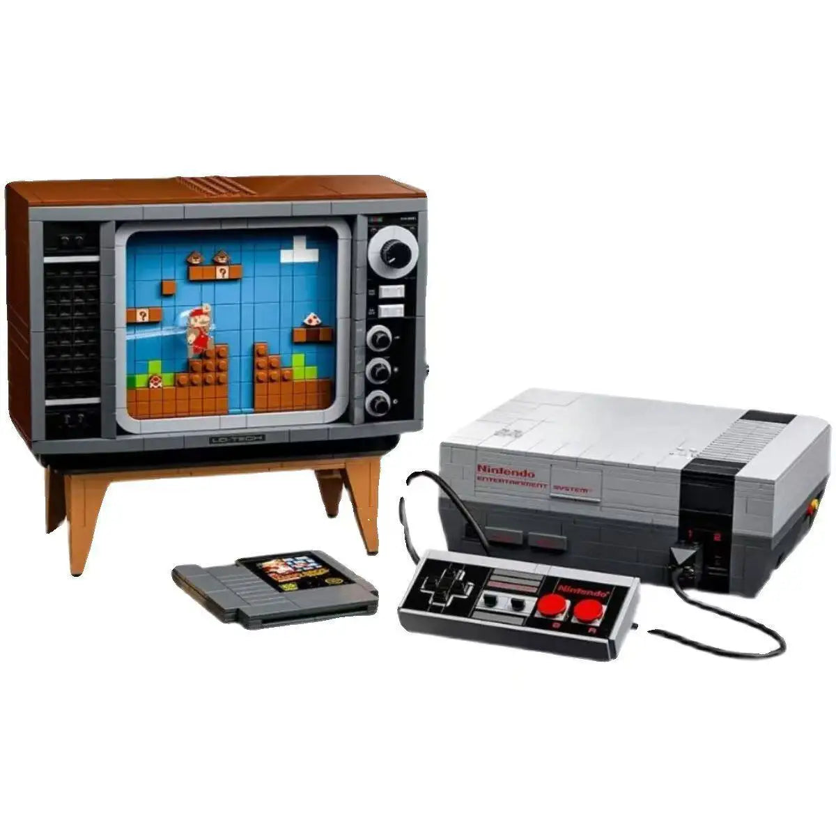 Building Blocks Set | 2651 Pieces | Super NES TV Console | Educational Toy