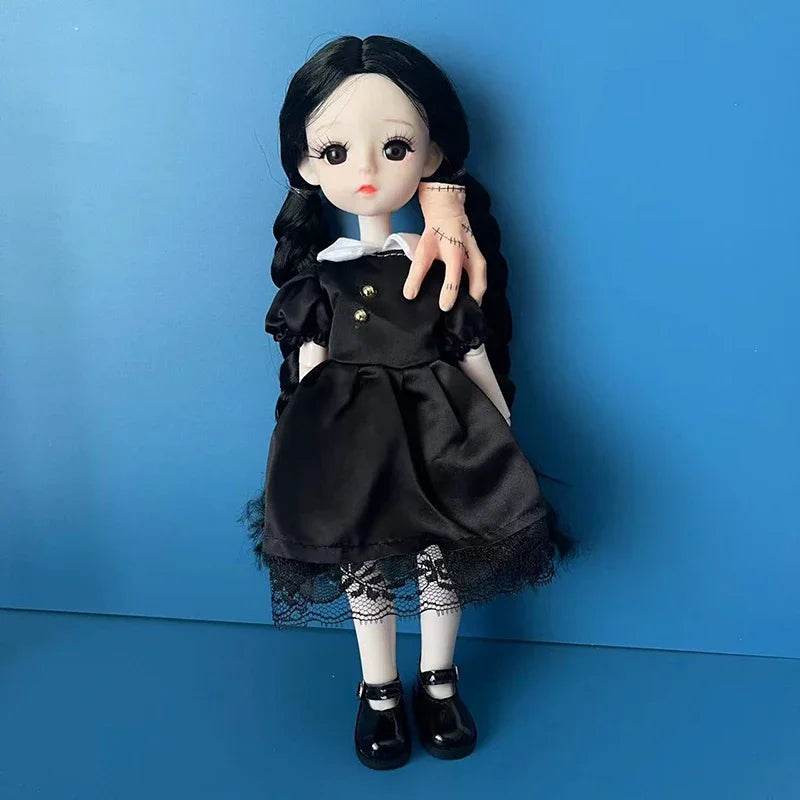 Fashion 1/6 Bjd Doll Black Braid 30cm with Multiple Joints Girls Kids Toy - ToylandEU