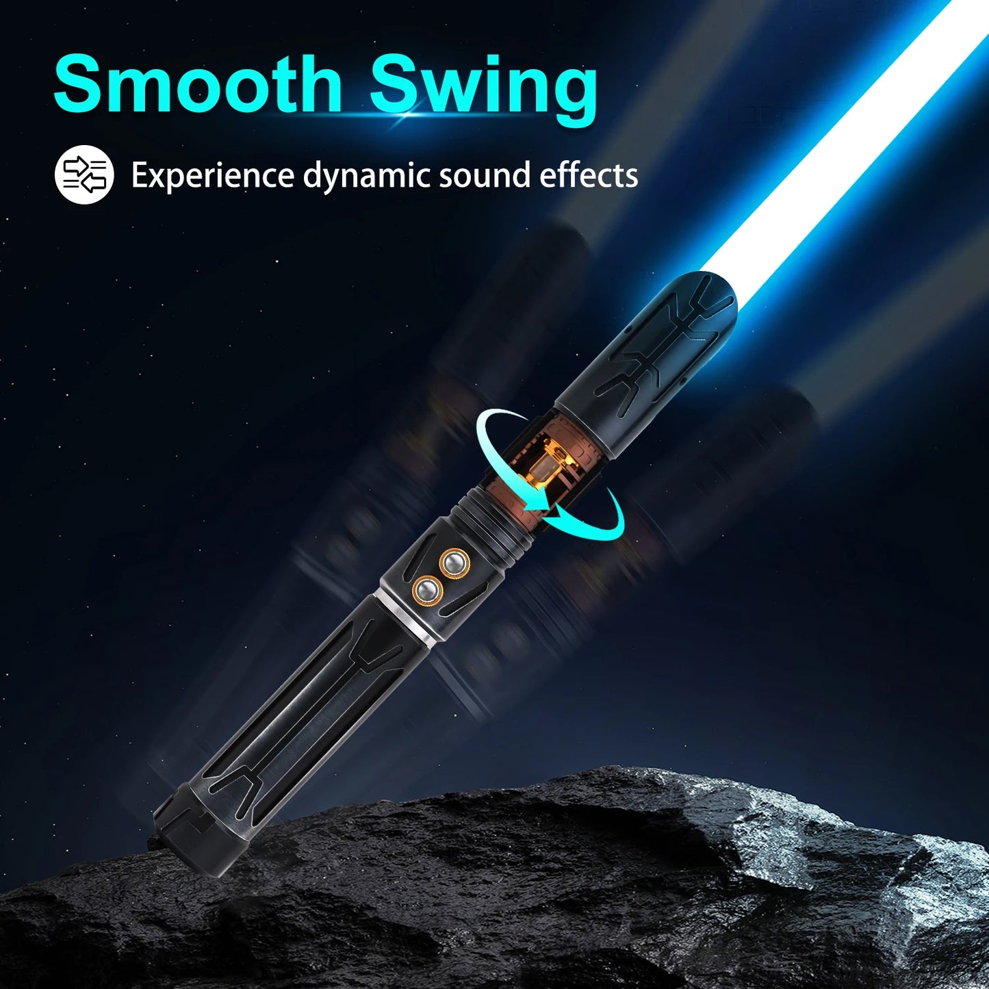 Lightsaber | RGB Neo Pixel | Smooth Swing Metal Handle | 82cm 92cm Blade
