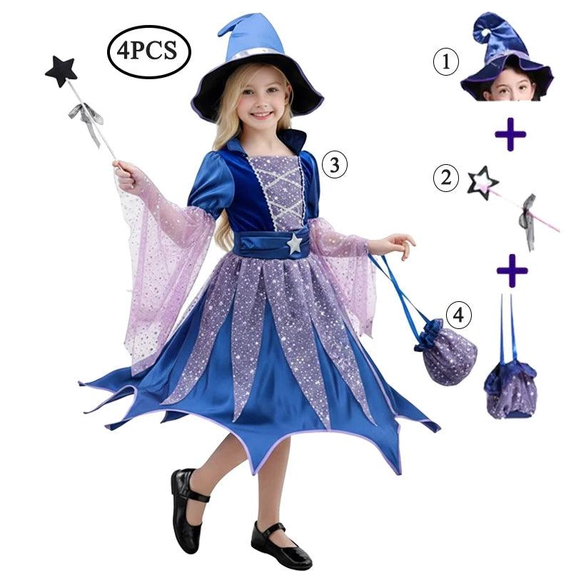 Witch Dress For Girls | Mid Calf | Toylandeu™