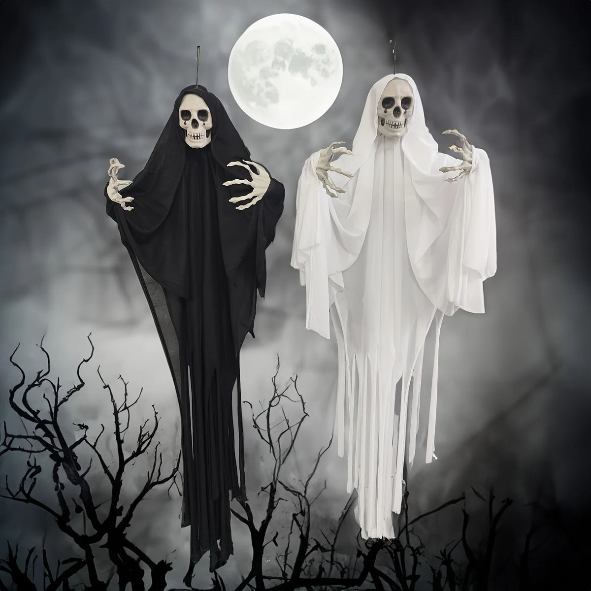 Halloween Ghost Decoration | Large Cloth Material | Scary Hanging Doll Ornament