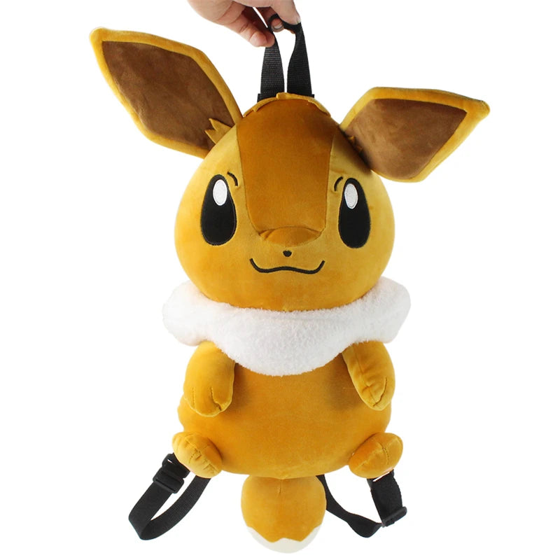 Pokemon Eevee Plush Backpack For Kids, Adorable School Bag